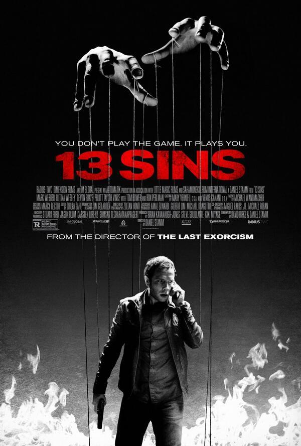 ดูหนังออนไลน์ 13 SINS (2014) เกม 13 เล่น ไม่ รอด