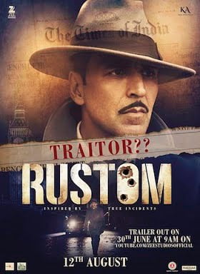 ดูหนังออนไลน์ Rustom (2016) 3 นัดปลิดชีพ พลิกคดีสะท้านเมือง