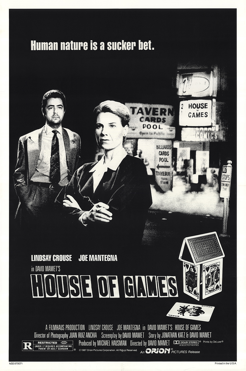 ดูหนังออนไลน์ฟรี House of Games (1987)