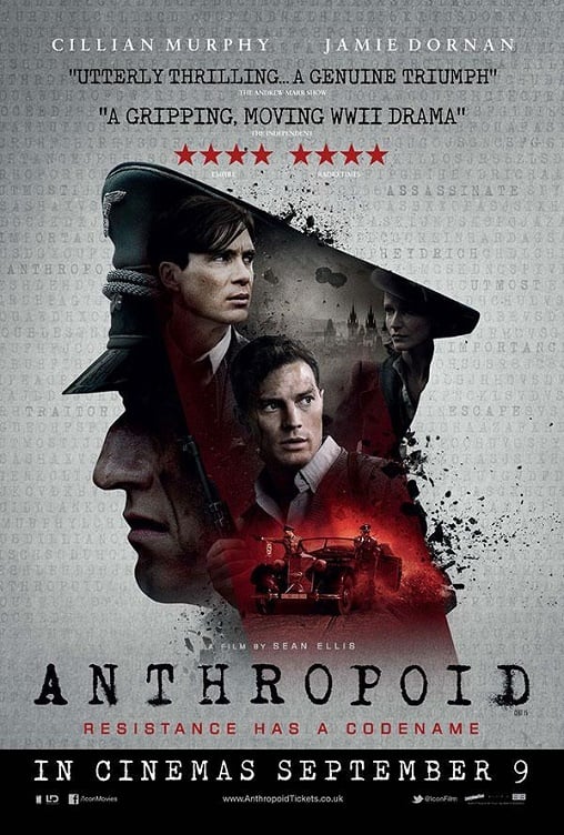 ดูหนังออนไลน์ฟรี Anthropoid แอนโธรพอยด์ ปฏิบัติการพิฆาตนาซี (2016)