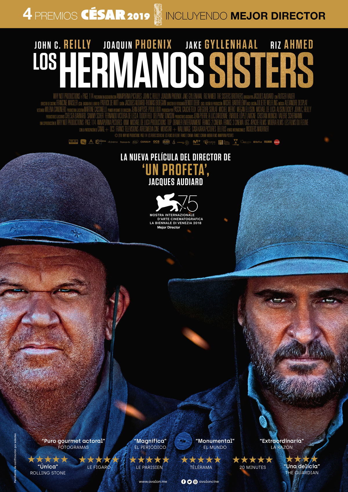 ดูหนังออนไลน์ฟรี The Sisters Brothers (Les frères Sisters) (2018)